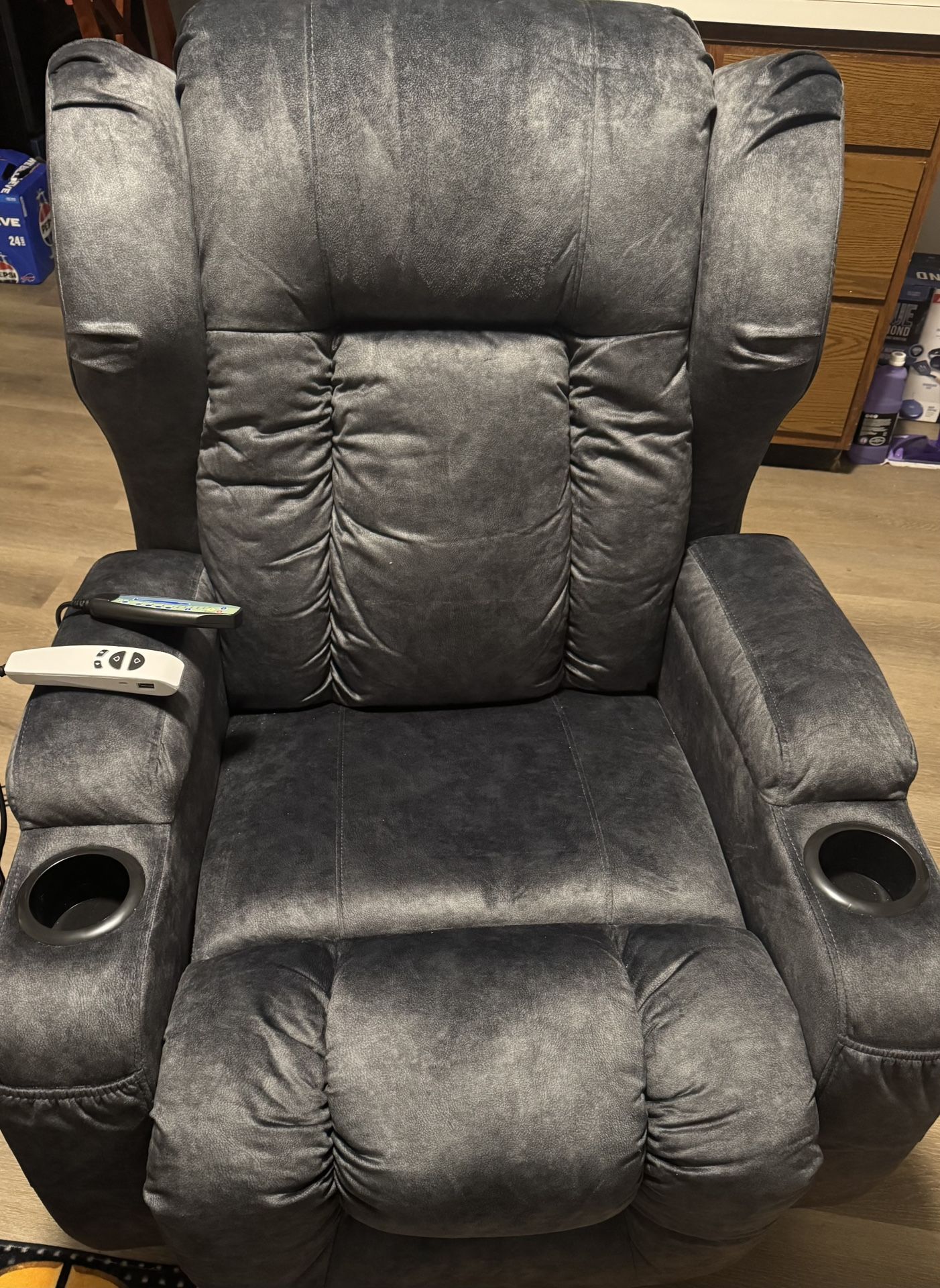 Swivel Rocking Recliner, Massaging Chair