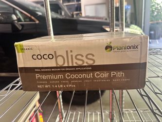 Organic Plantonix Coco Bliss premium coconut coir pith (x10)