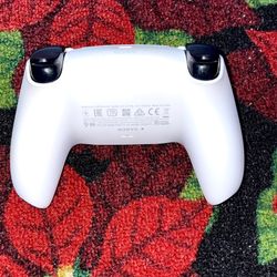 White Ps5 Dualsense Wireless Controller Fully Functional