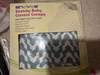 FREE Enovoe Stretchy Baby Car Seat Canopy - Multi-Use Cover (New)