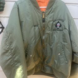 Vintage Green Bomber