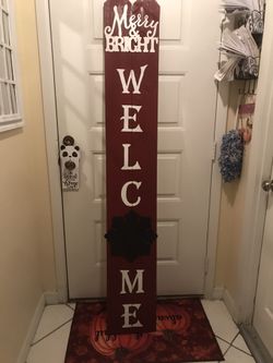 Custom 6FT WELCOME Signs
