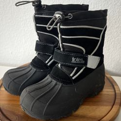 Totes Youth Boys Snow Boots Black  Insulated Size 12 TODD Black snow-boots