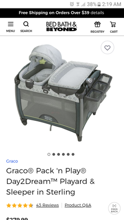 Graco day2dream playard & hotsell bedside sleeper