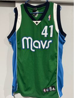 Authentic Dirk Nowitzki Dallas Mavericks Adidas jersey size 52