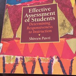 Effective Assessment Of Student Students 