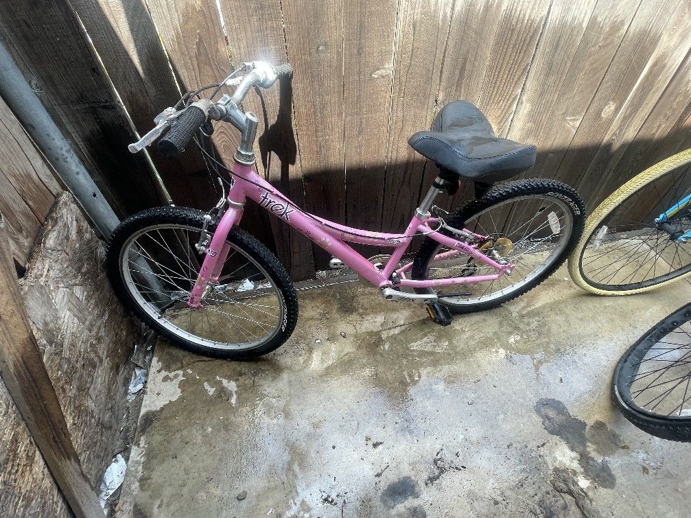 Girls 24in Trail Bicycle Works (Needs Inner Tube)
