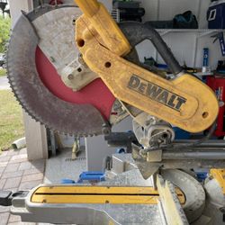 Table Saw and Chop Saw