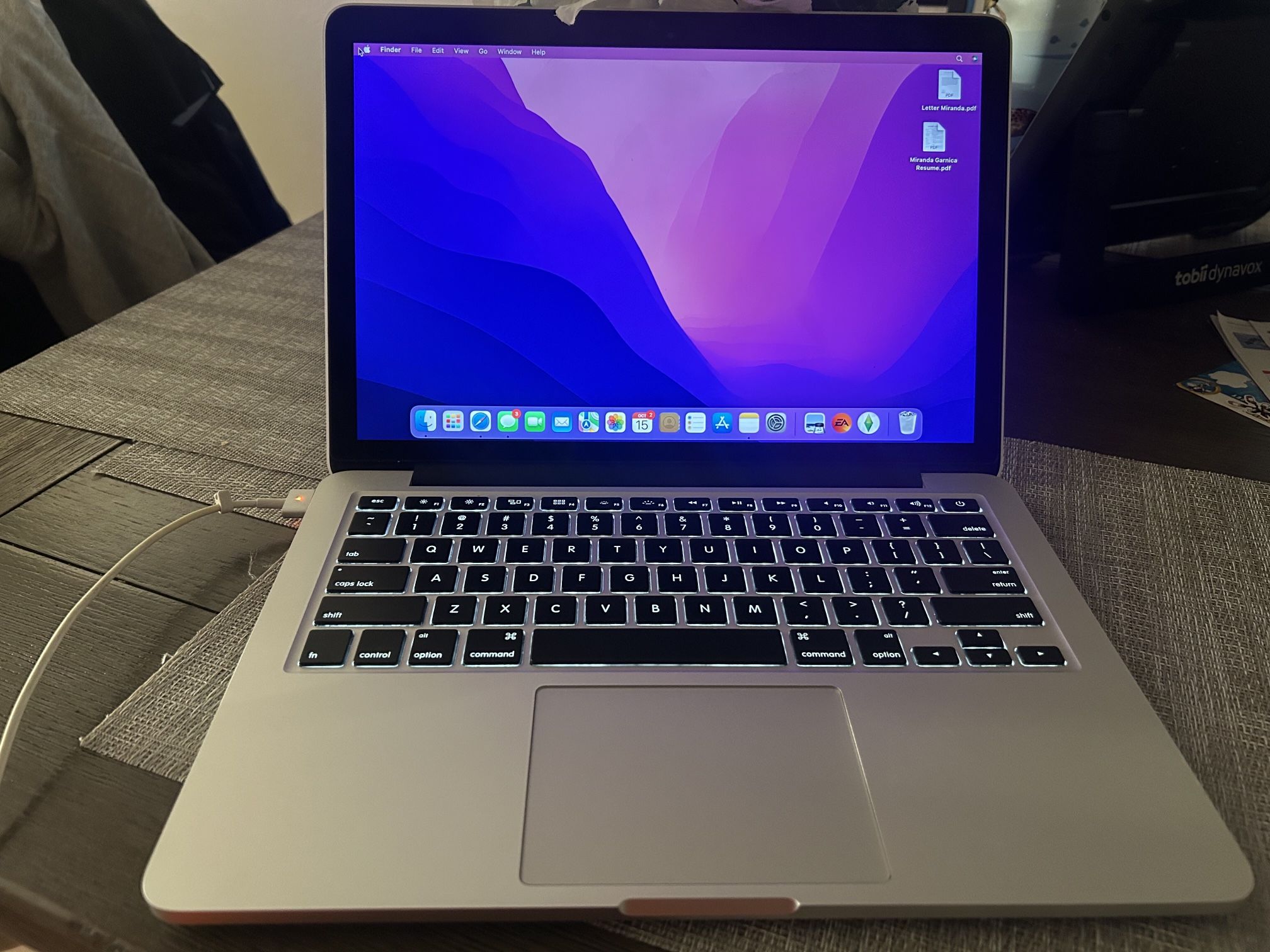 MacBook Pro 13" Retina – 8GB RAM, 121GB Storage