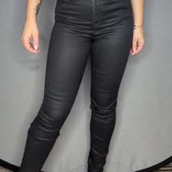 $1 Steal! Topshop MOTO Coated Jamie High-Rise Skinny Pants (W26 L36) ✨