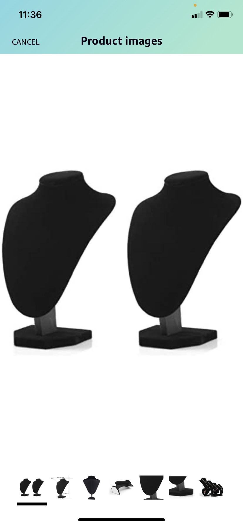 Velvet Necklace Holder