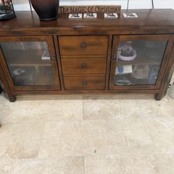 Entertainment Center And Book Shelf