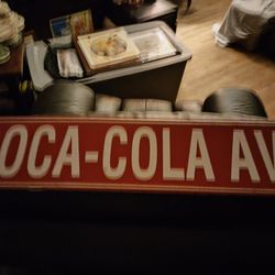 COCA-COLA  AVE. street Sign