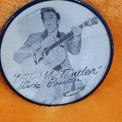 Vintage 1956 Elvis Presley "Love Me Tender" Holographic  Collectors Pin
