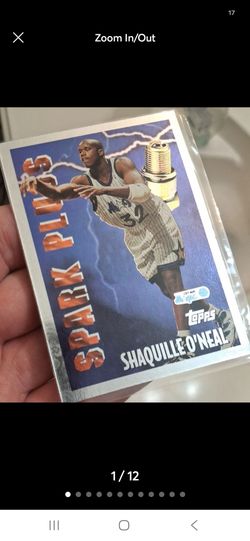 Shaquille O'Neal SPARK PLUGS Silver Foil - Topps #SP1 SPARK PLUGS - Hard To Find