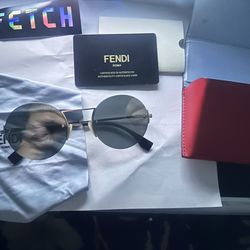 AUTHENTIC Mens round Fendi Sunglasses (FF-M0058-S) 100% UV Protection