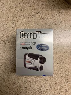 Caddytek CaddyView V2 Golf Laser Rangefinder Slope FlagSeeking Pin-Validation