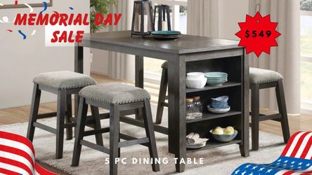 5 PC DINING TABLE