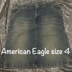 American Eagle Jean Skirt  $5