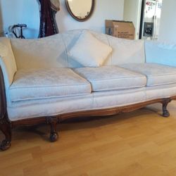 Vintage Queen Anne Sofa