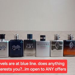 designer cologne collection for sale. MAKE ME AN OFFER