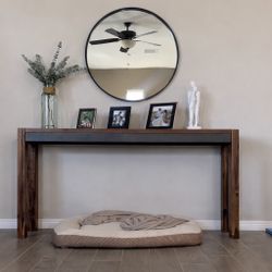 Dark Brown Side Board/ Bar Table 