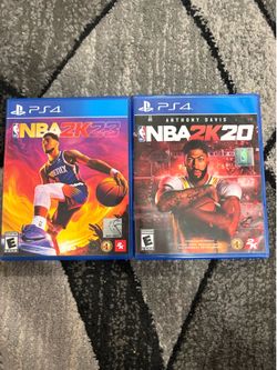 NBA 2k23 and NBA 2k20 ps4