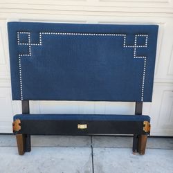 Complete Twin  Bed Frame With Slates