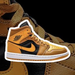 Jordan 1 mid “CHUTNEY/TAXI” size (12W/10.5MENS). Now available!! DS(New). Factory laced with receipt. $175. Cash. 