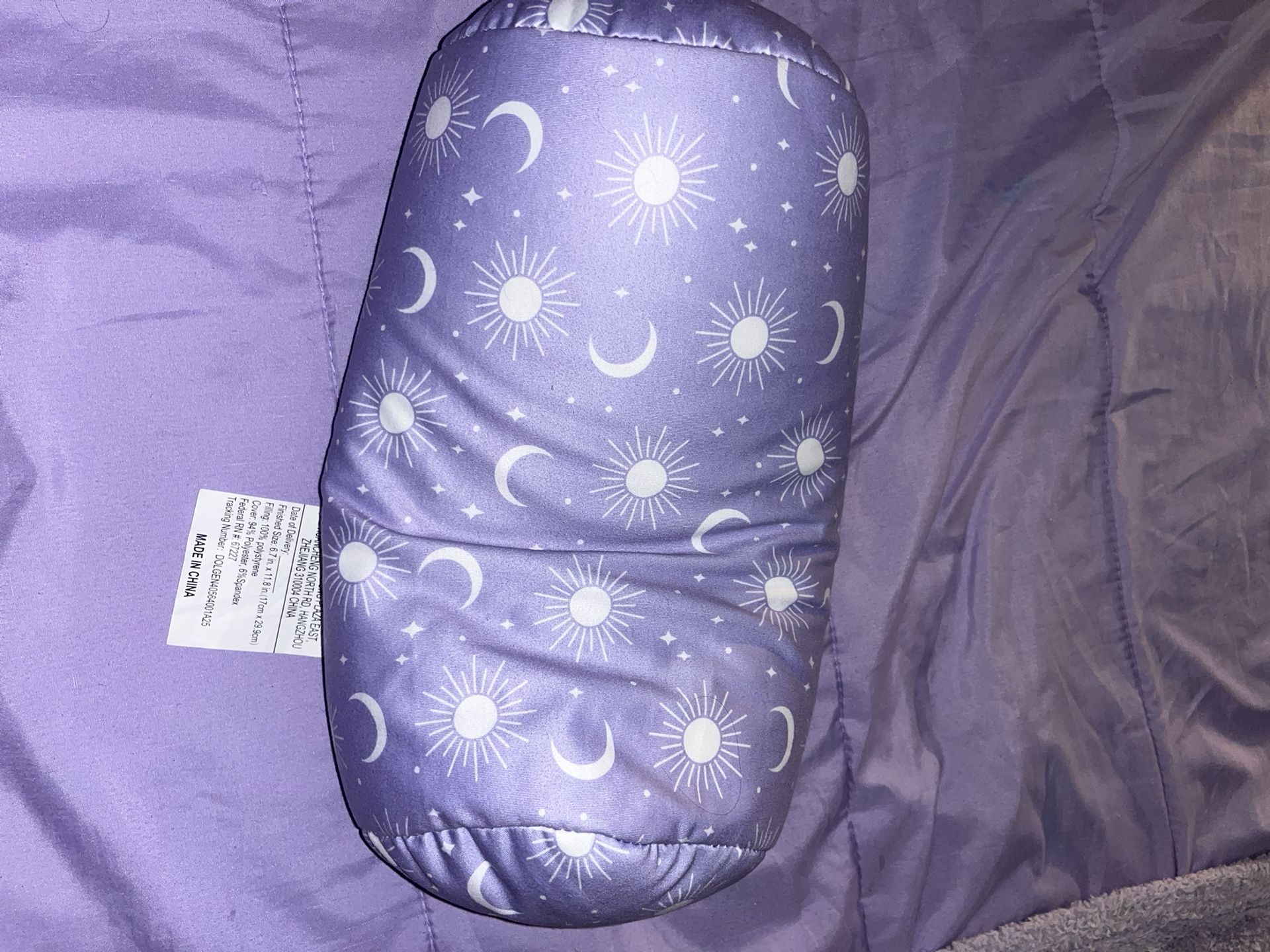 light purple squishy pillow