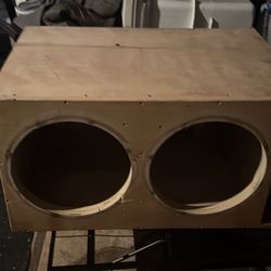 Custom Dual 15 Inch Subwoofer Box
