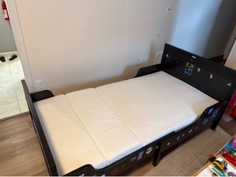 IKEA extendable children’s bed and mattresses