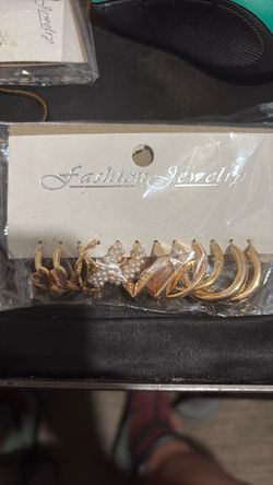 Fashion Jewelry Gold Earring Set of six