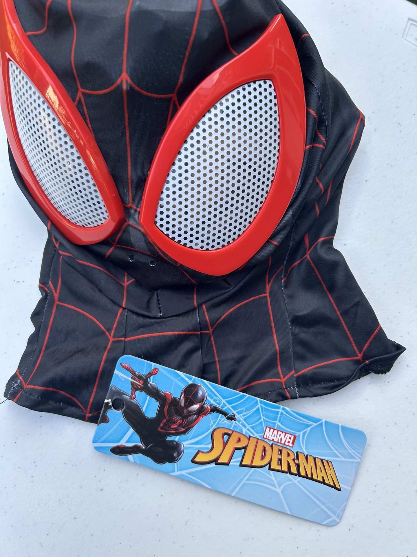 Child Spiderman Footed Leotard Halloween Costume (2 Pcs)