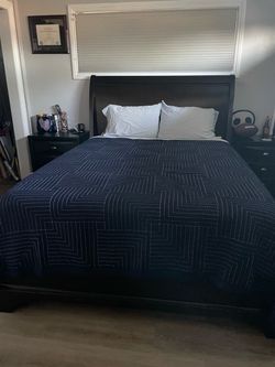Bedroom Set - King Sized Bed, Two Night Tables and Dresser