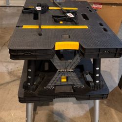 Folding Garage Table Workbench 