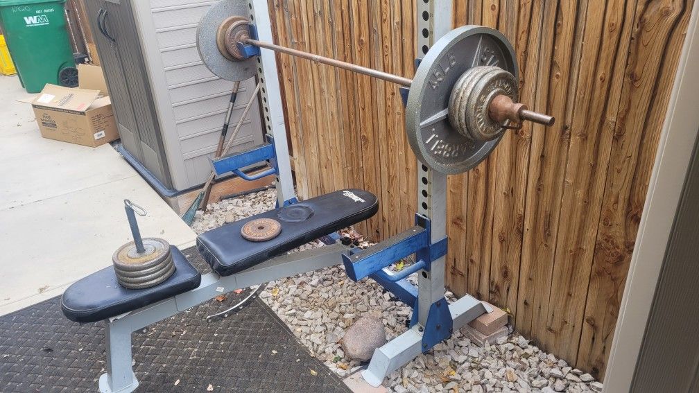 Weights And Weight Rack