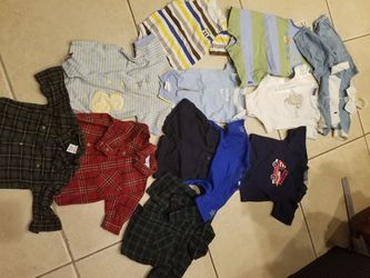 Very clean baby boys size 3-6 month's clothes