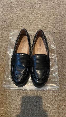 Black Loafers W6.5