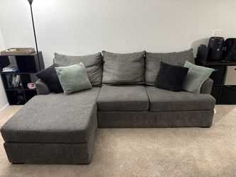 Gray Hartford Pewter Sofa Chaise