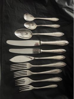 Vintage CFH Alpacca Flatware Made in Germany 110 pieces