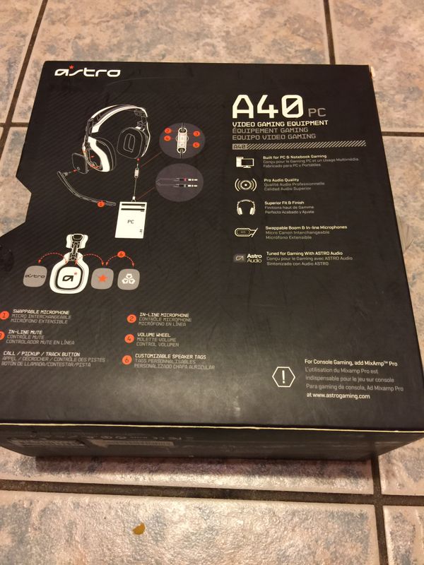 Astro A40 PC video gaming equipment for Sale in Tyler, TX - OfferUp Astro A40 PC video gaming equipment for Sale in Tyler, TX - OfferUp