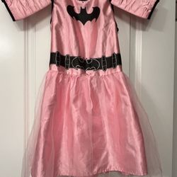 Kid’s  Size Medium Bat Girl Halloween Costume With Arm Bands