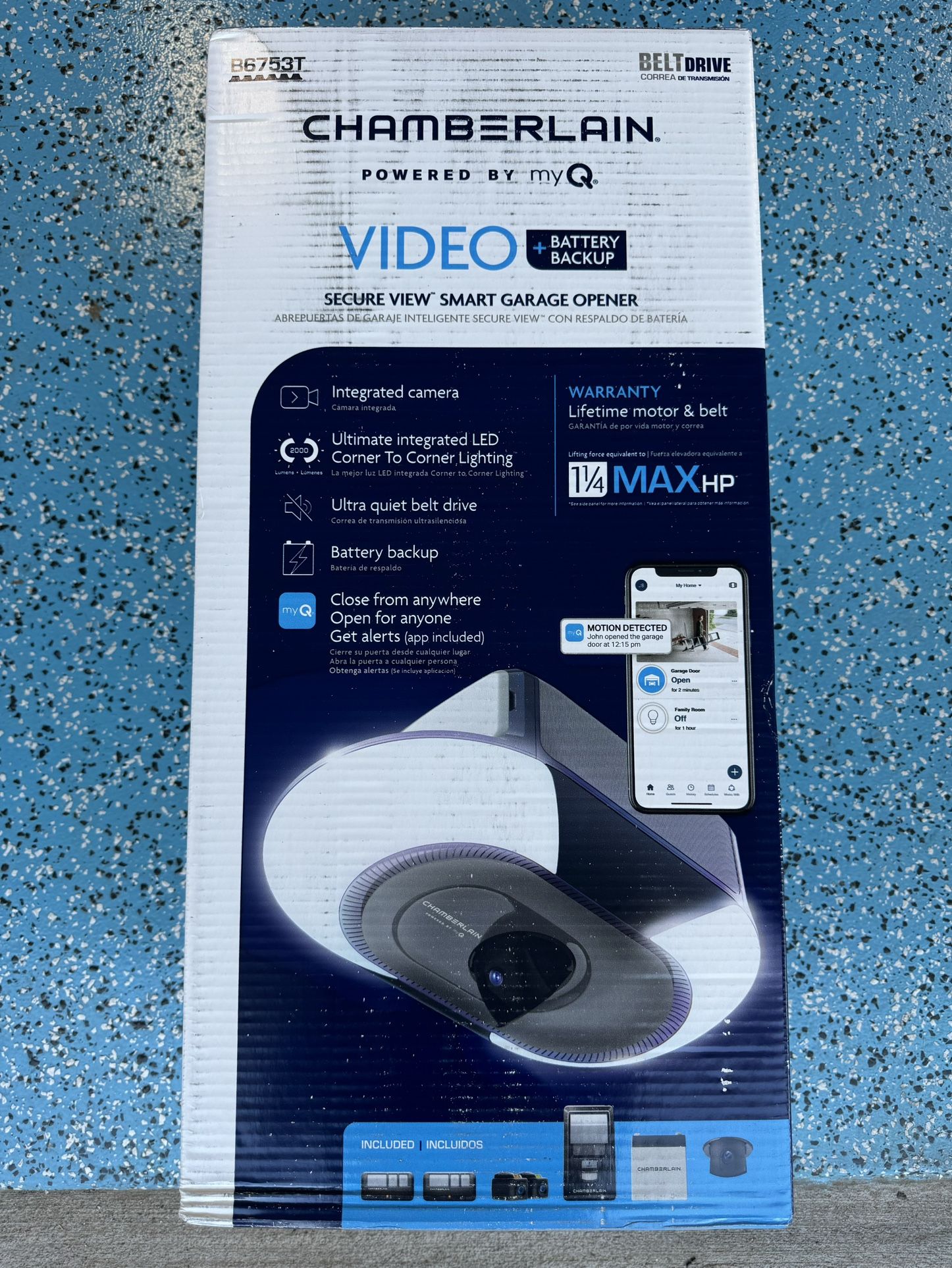 Chamberlain 6753T Garage Door Opener WiFi