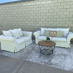 *Free Delivery* Rowe Furniture Couch Sofa Loveseat Set 