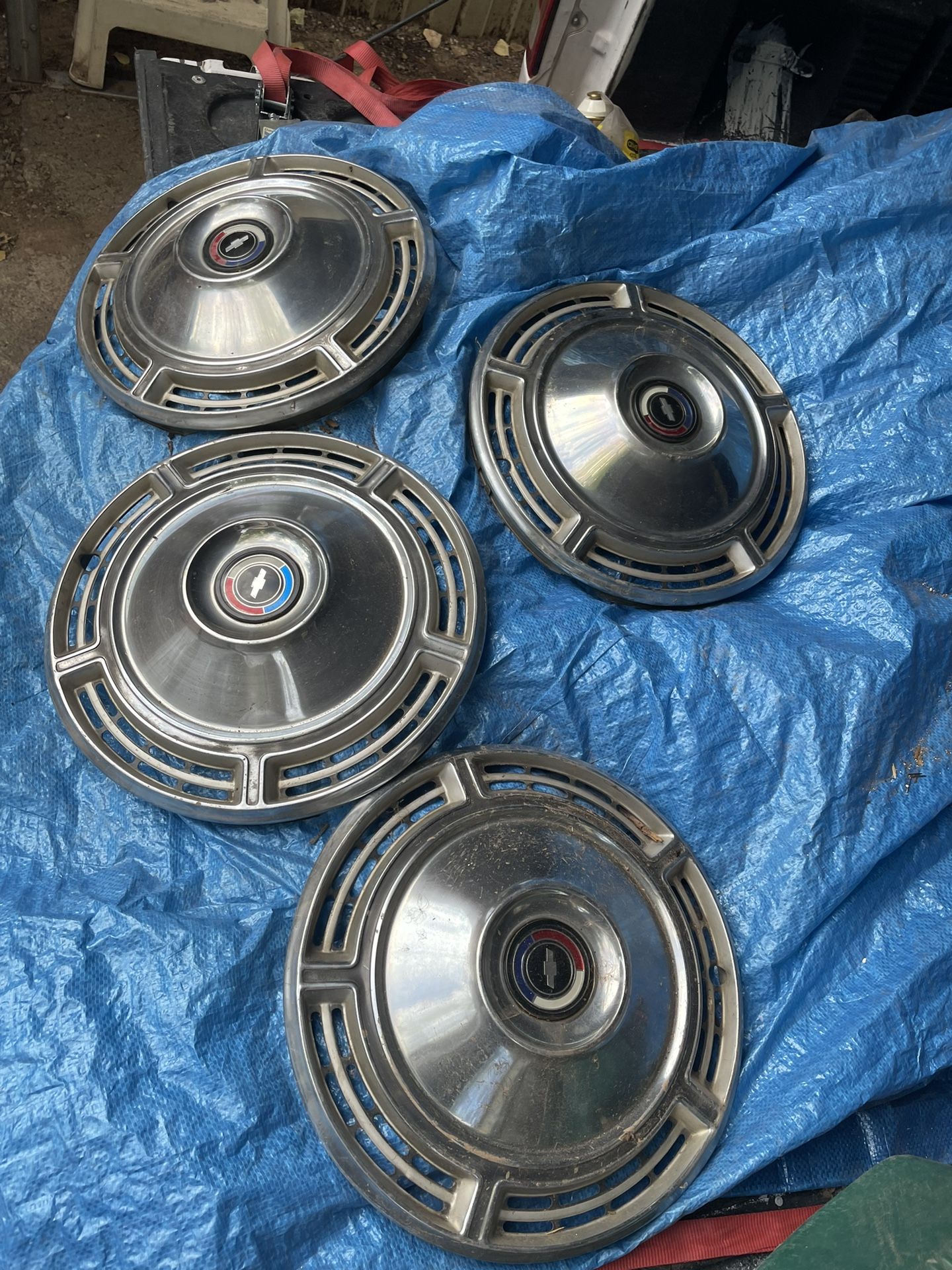 Set Of 4 1968 Chevrolet Chevelle El Camino HubCaps Wheel Cover 14”