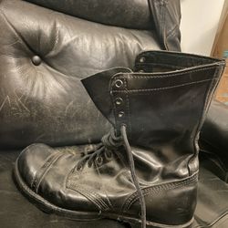 Vintage Leather Combat boots 