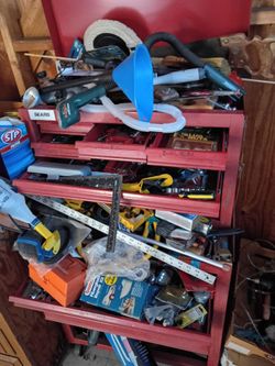 Mechanic Quality Tool box Full of Tools.