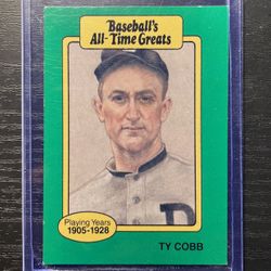 Baseball’s All-Time Greats Ty Cobb Baseball Card
