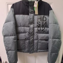 NEW Hudson Jeans Short Puffer Jacket Medium / LARGE